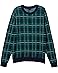 Janie and Jack Plaid Crewneck Sweater (Toddler/Little Kids/Big Kids) - Main View