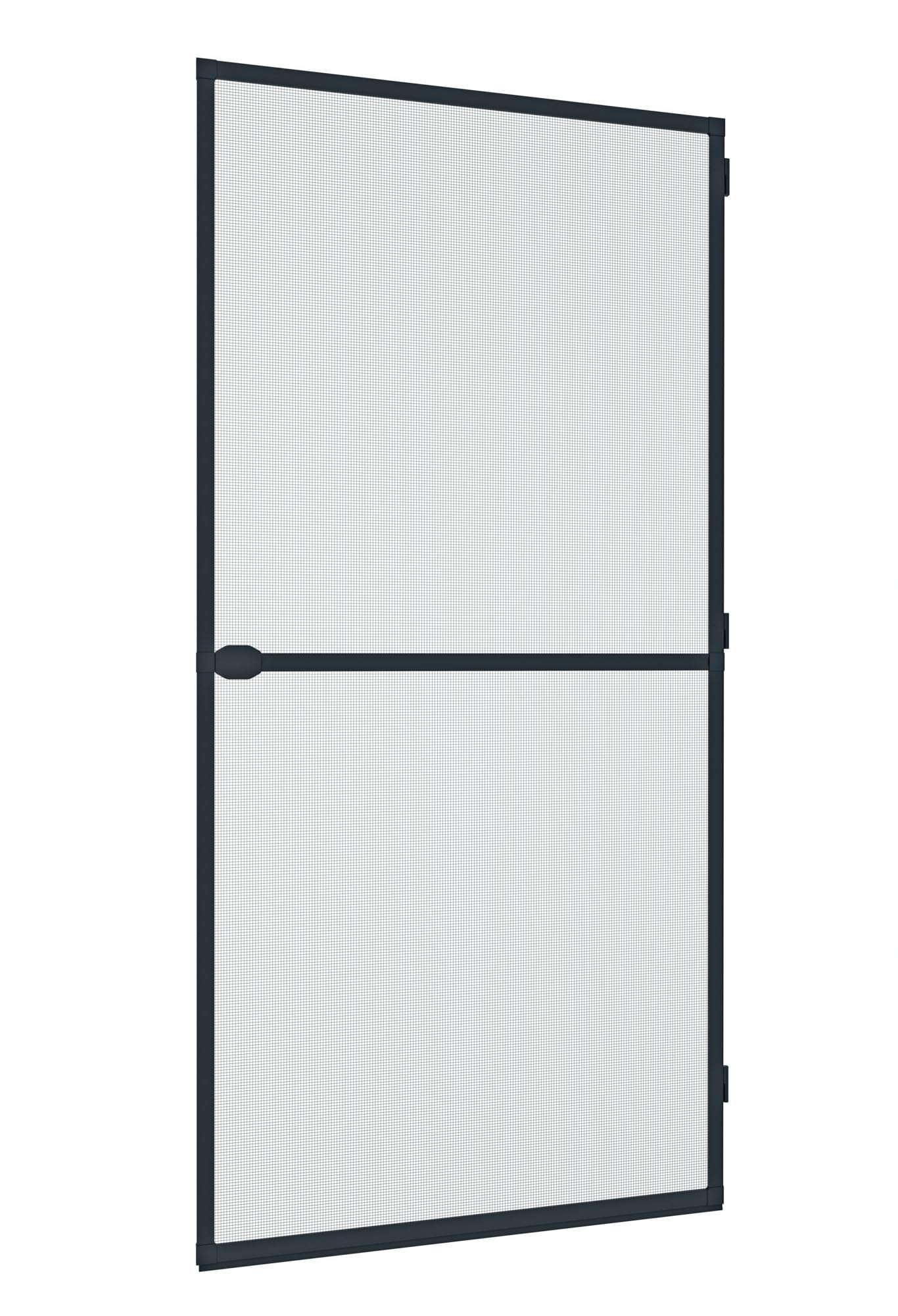 Windhager Insektenschutz Spannrahmen-Tür Plus, Fliegengitter Alurahmen für Türen, individuell kürzbar, 100 x 210 cm, Anthrazit, 04307