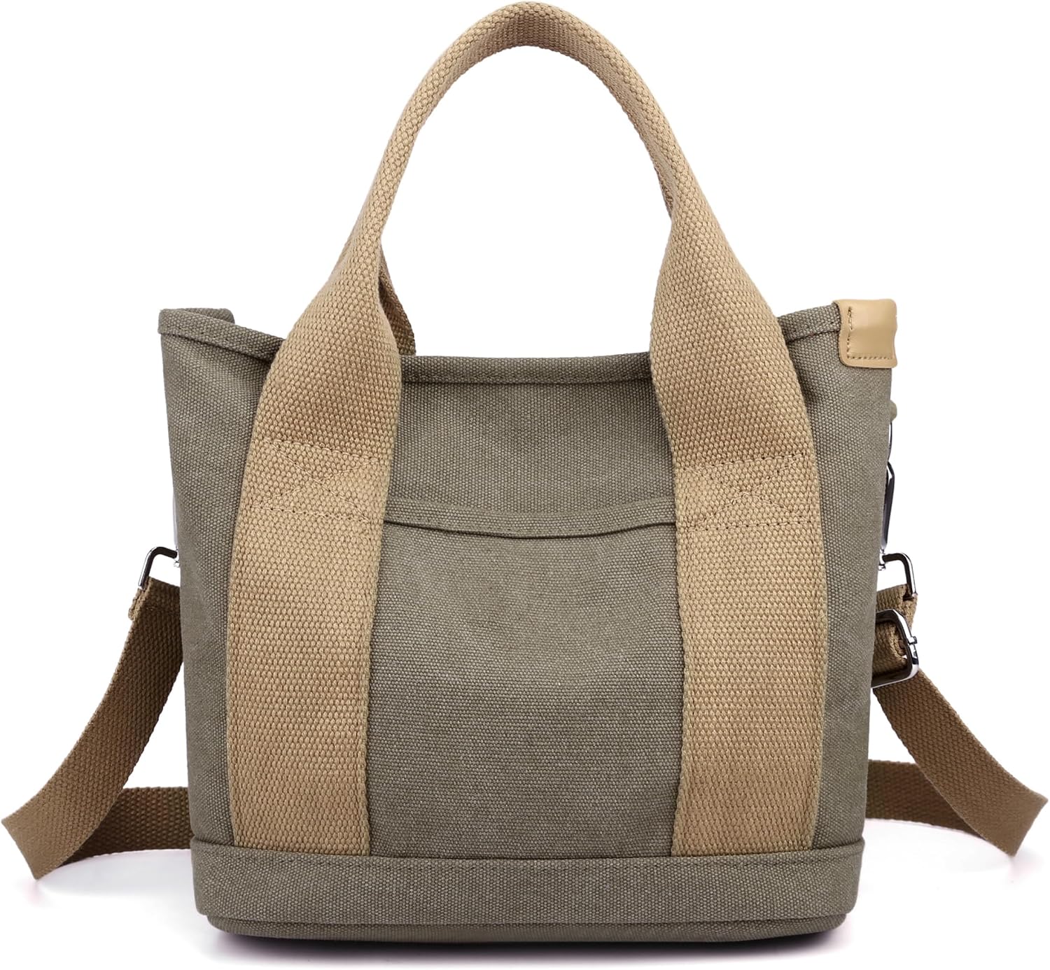 Small Tote Bag with Zipper Tote Bag for Women Canvas Crossbody Bag Shoulder Bag Satchel Hobo Bag Messenger Bag 2023 - Image 5