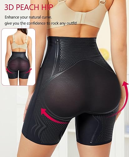 Miniatura 2 de Gotoly Faja moldeadora para mujer, con control de abdomen, sin costuras, levantamiento de glúteos, cintura alta, moldeador de cuerpo, moldeador de