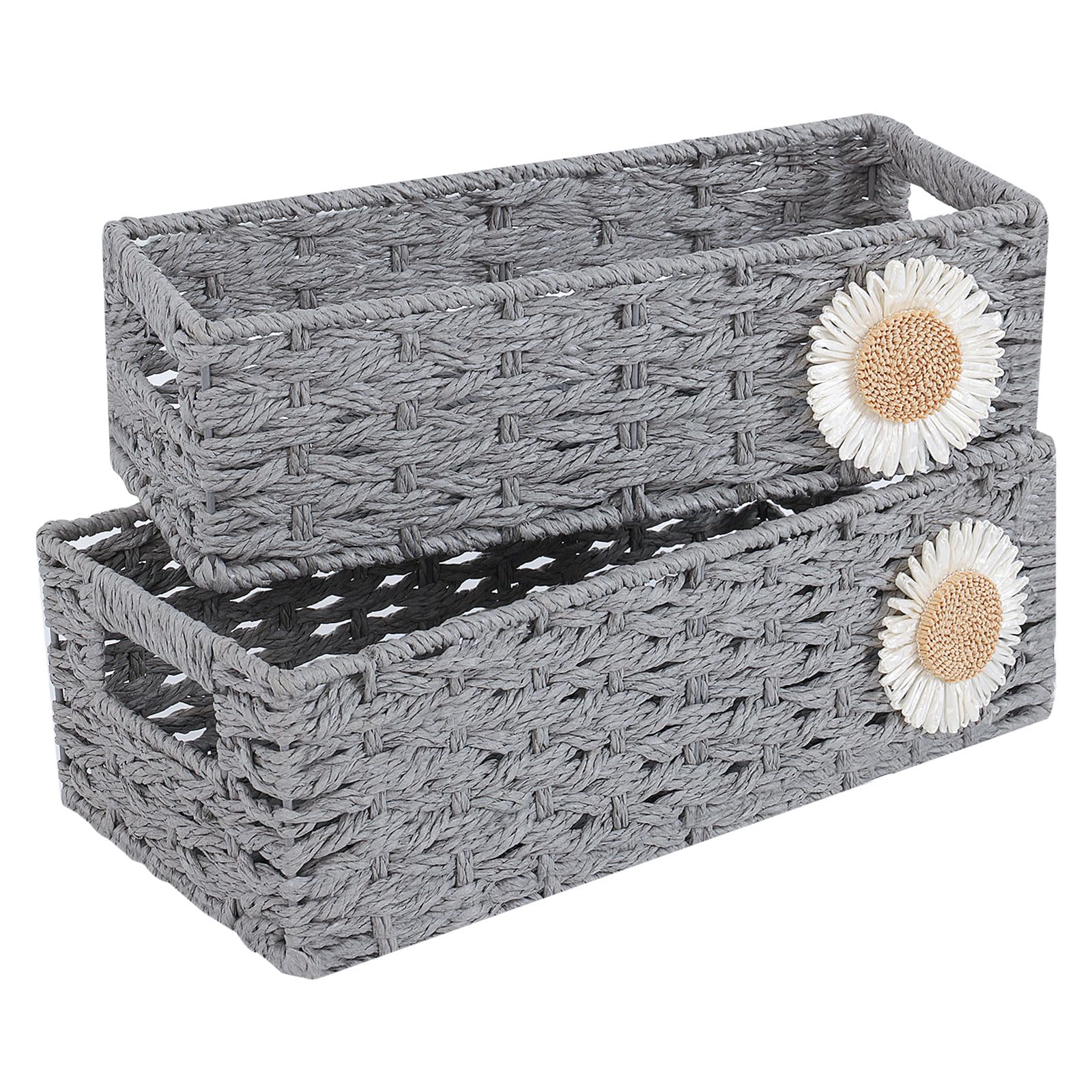 Olli Ella Cestino Portaoggetti In Rattan - Toscano - Con Coperchio - Fatto A Mano! Unisex (bambini - Foto 9