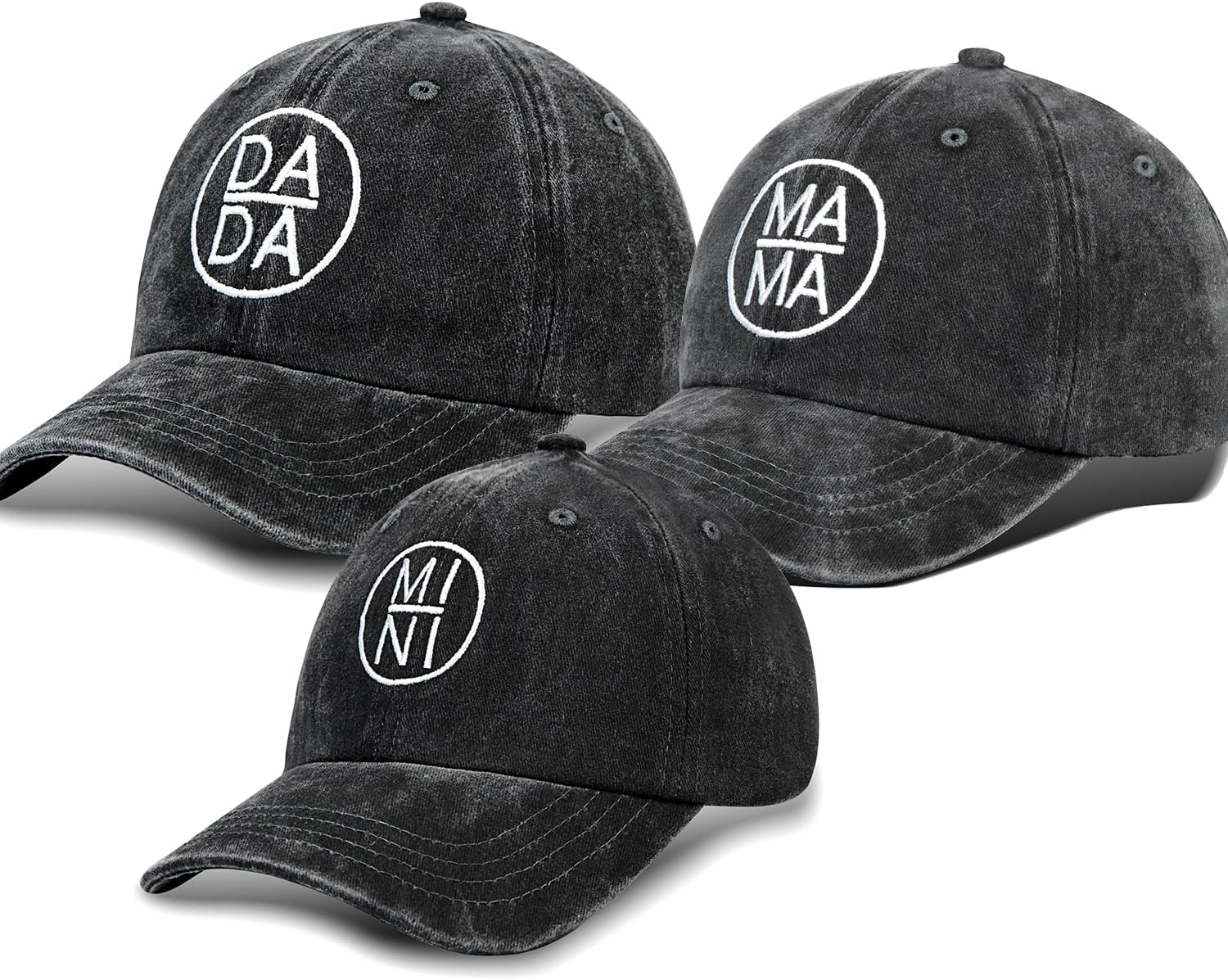 Cotton Mom and Dad Hats Adjustable image 2