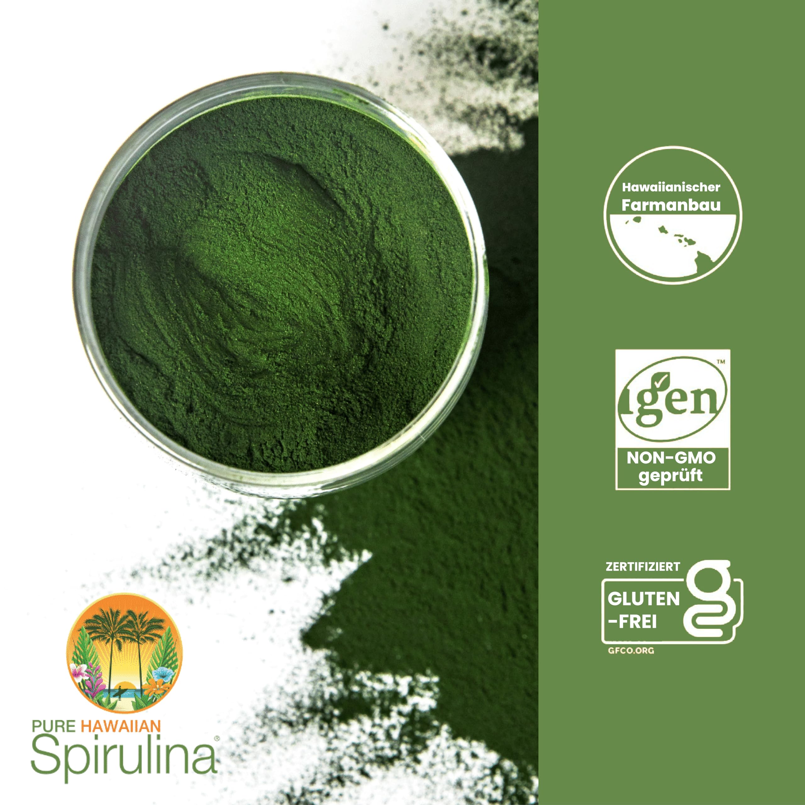 Nutrex, Pure Hawaiian Spirulina Pulver, 142 gramm, 3000mg Spirulina je Dosis, Geschmacksneutral, Vegan, Glutenfrei, Sojafrei, GMO frei