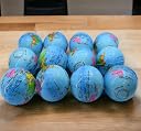 Asera 12 Pcs Soft Foam Sponge Globe Print Balls for Kids | Lightweight High Bounce Play Toy | Birthday Return Gifts, Party Favors, Indoor & Outdoor Fun (Globe Set of 12) gallery image