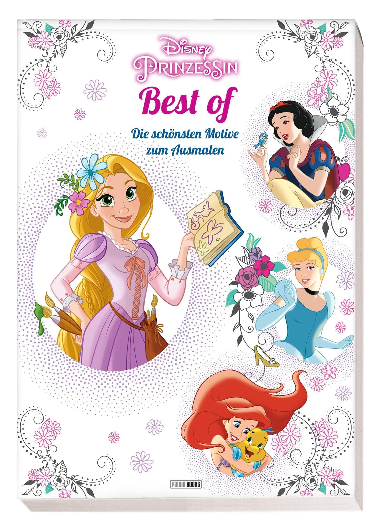 Disney Princess Best of: Die schönsten Motive zum Ausmalen – 56 Motive
