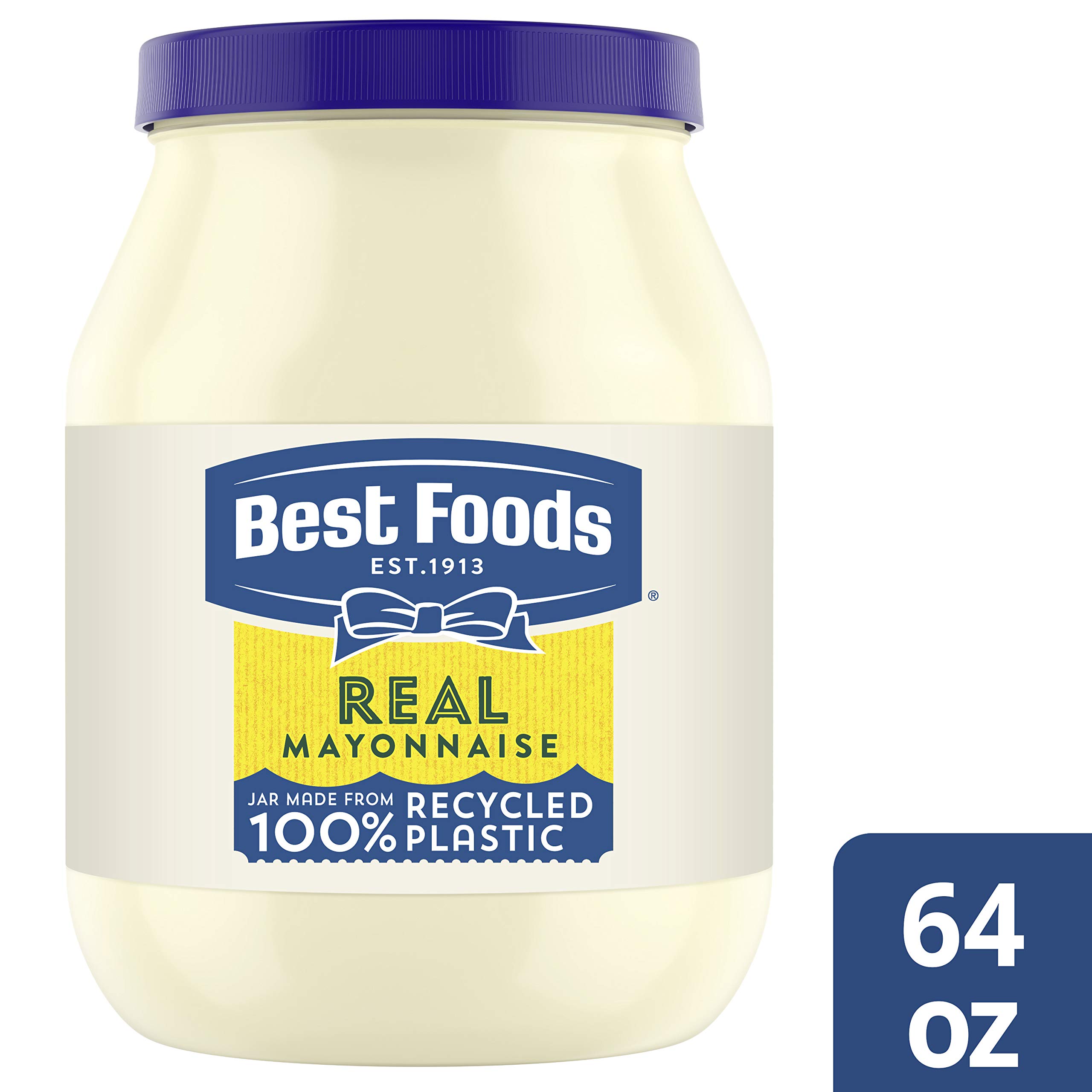 Best Foods Mayonnaise Creamy Real Mayo Gluten Free, Kosher Condiment 64