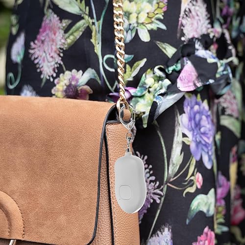 Miniatura 3 de Personal Safety Alarm for Women Emergency Siren with LED Mini Flashlight Compact Keychain Attack Alert Device for Outdoor Security