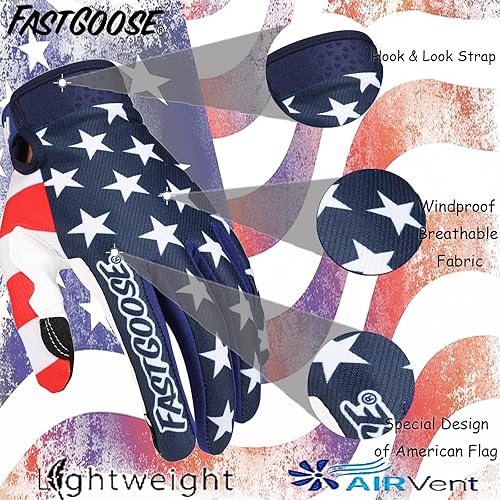 Miniatura 2 de Guantes de motocicleta transpirables y ligeros todoterreno para hombres y mujeres, ATV, BMX, MTB Racing