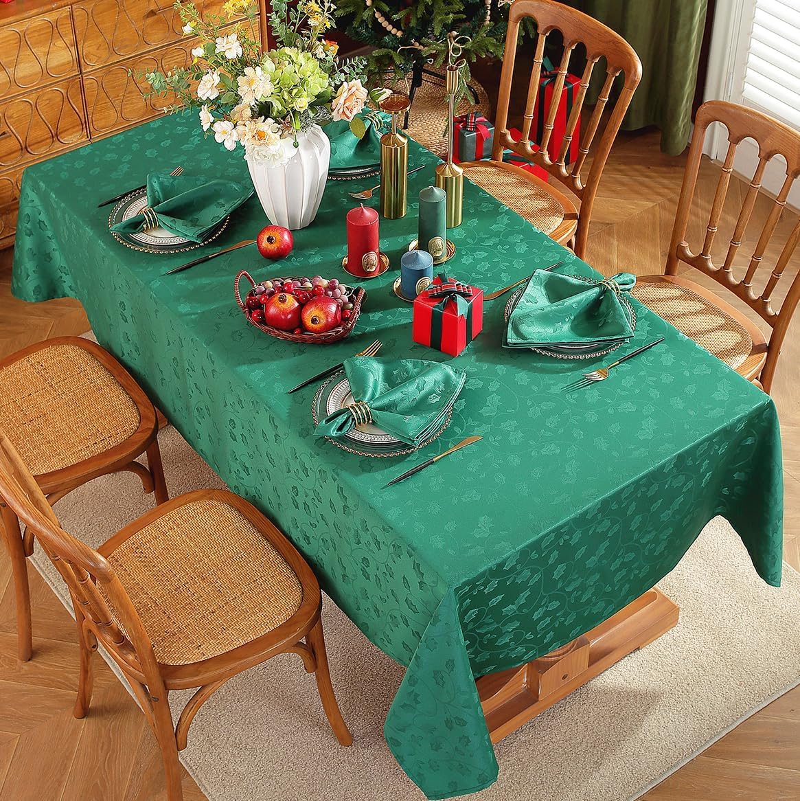 SASTYBALE Christmas Tablecloth Rectangle - Image 3