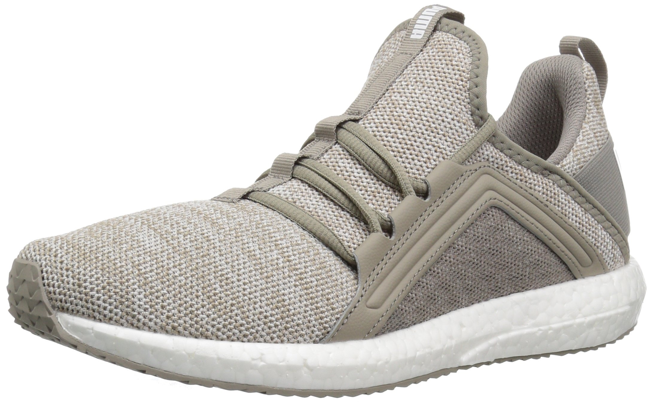 Puma Women's Mega NRGY Knit Wn Sneaker, Rock Ridge White, 6 M US