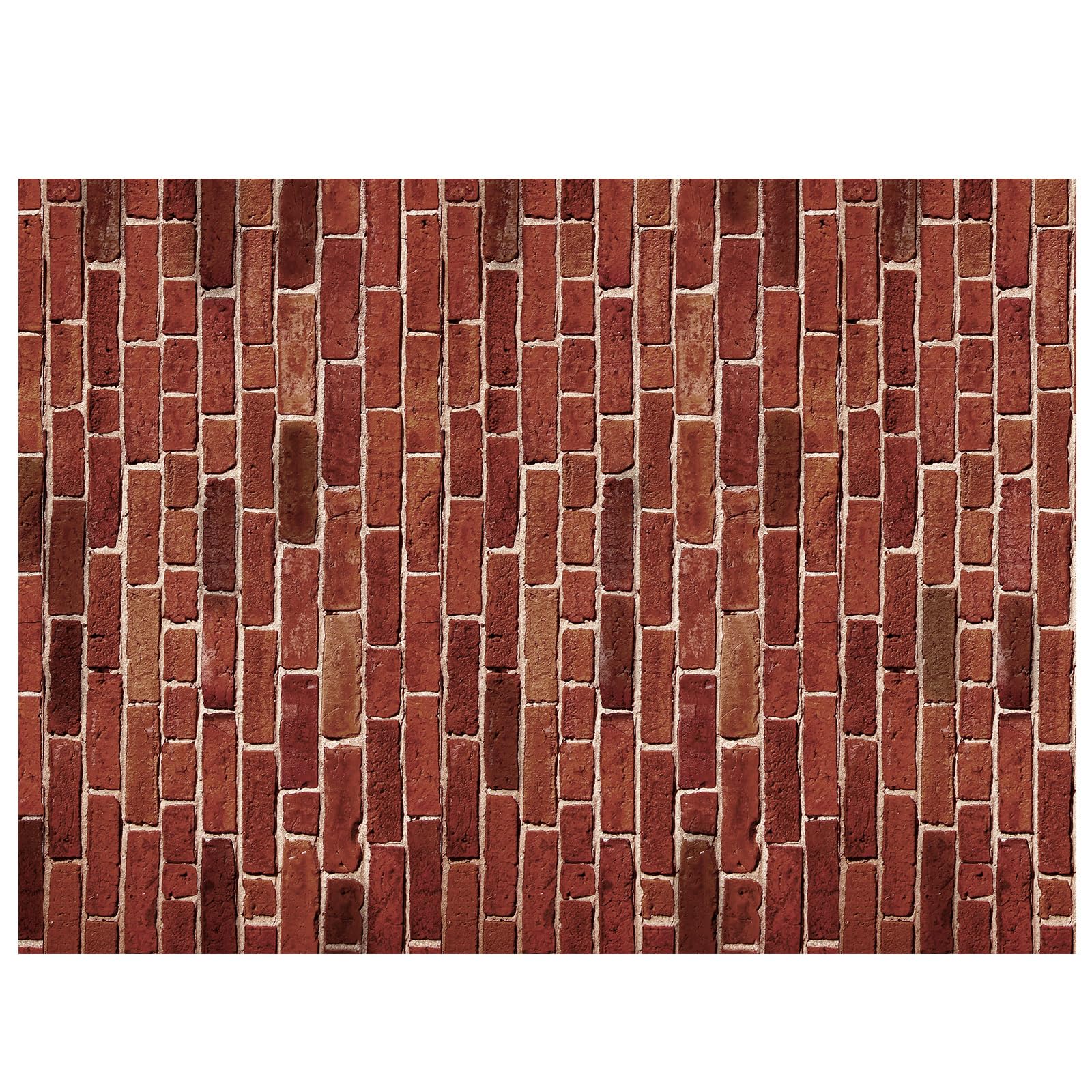 Toile de fond briques amovible pour cacher un mur abîmé