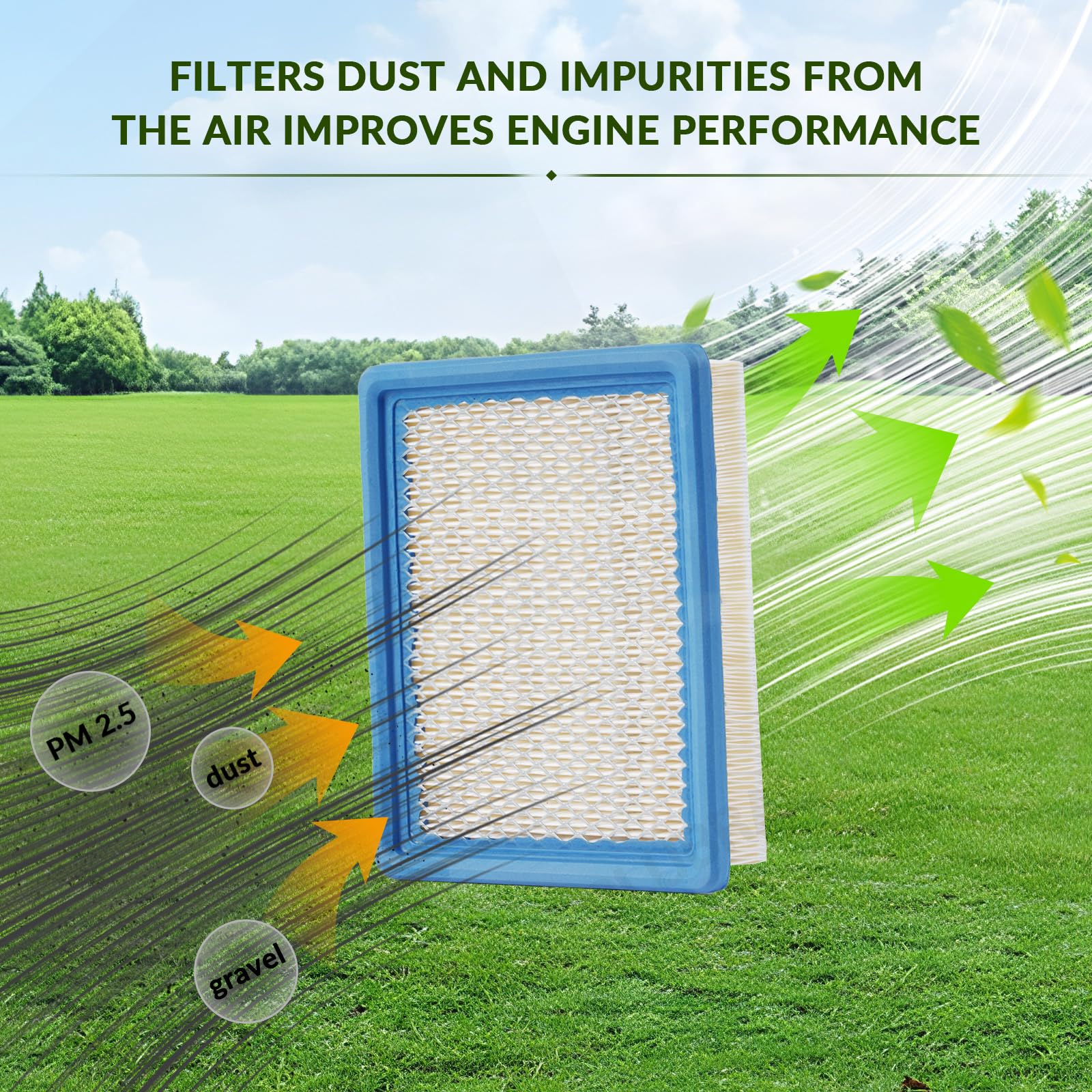 CLUBRALLY Golf Cart Tune Up Kit for Club Car DS 1992-2004 Gas Carts with FE290 Engines, Air Filter 1015426, Oil Filter 1016467 41016467, Fuel Filter 1013684 1014522 102003201, Spark Plug