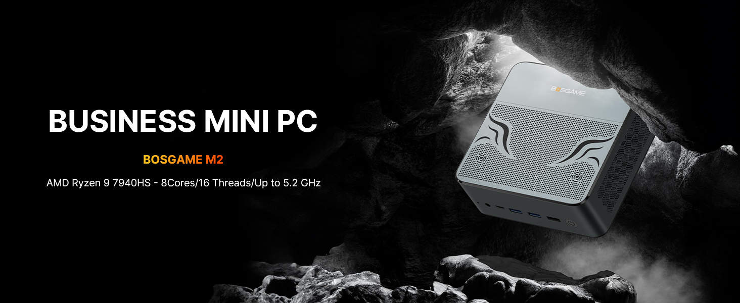 Amazon.com: BOSGAME M2 Mini PC, AMD Ryzen 9 7940HS Processor Mini
