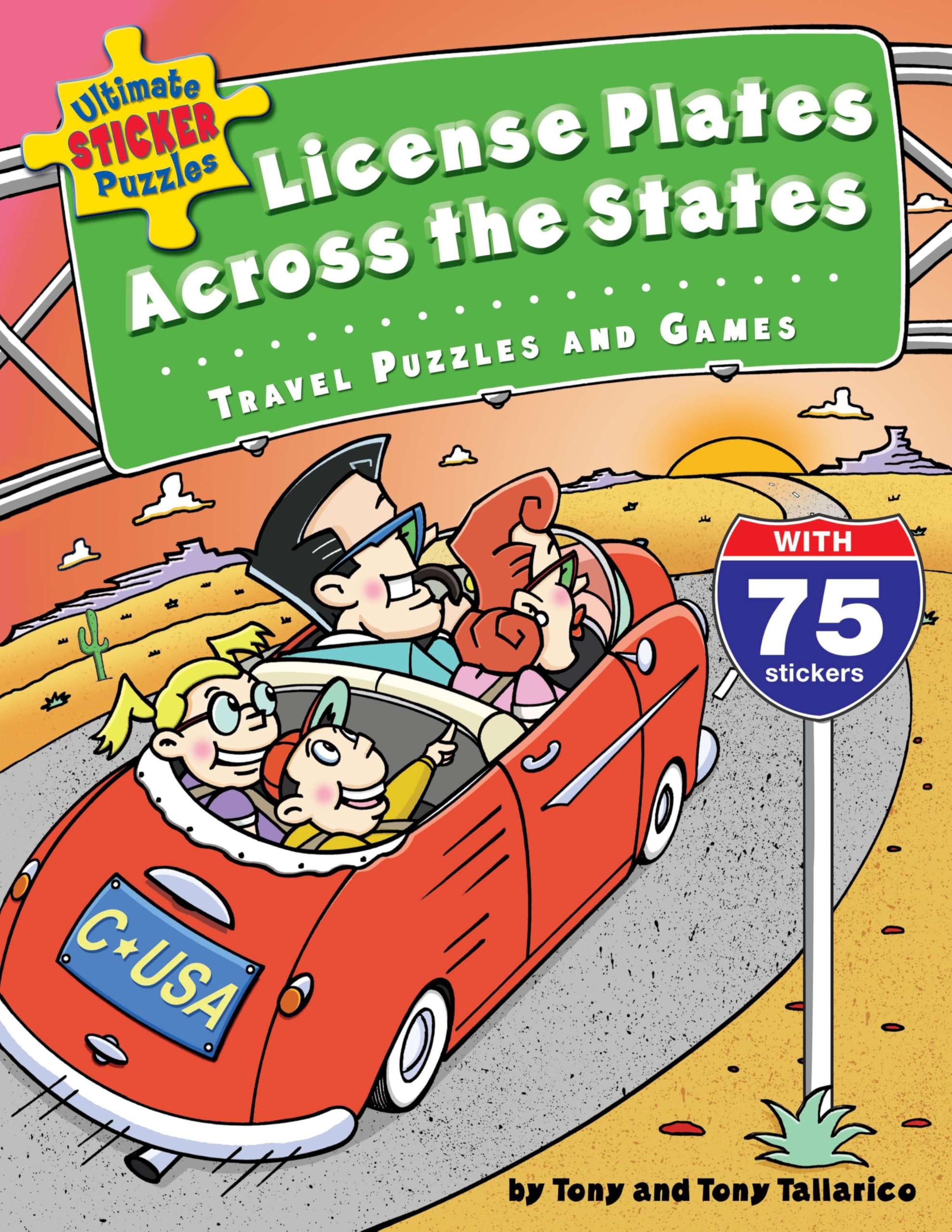 Ultimate Sticker Puzzles: License Plates Across the States: Travel Puzzles and Games