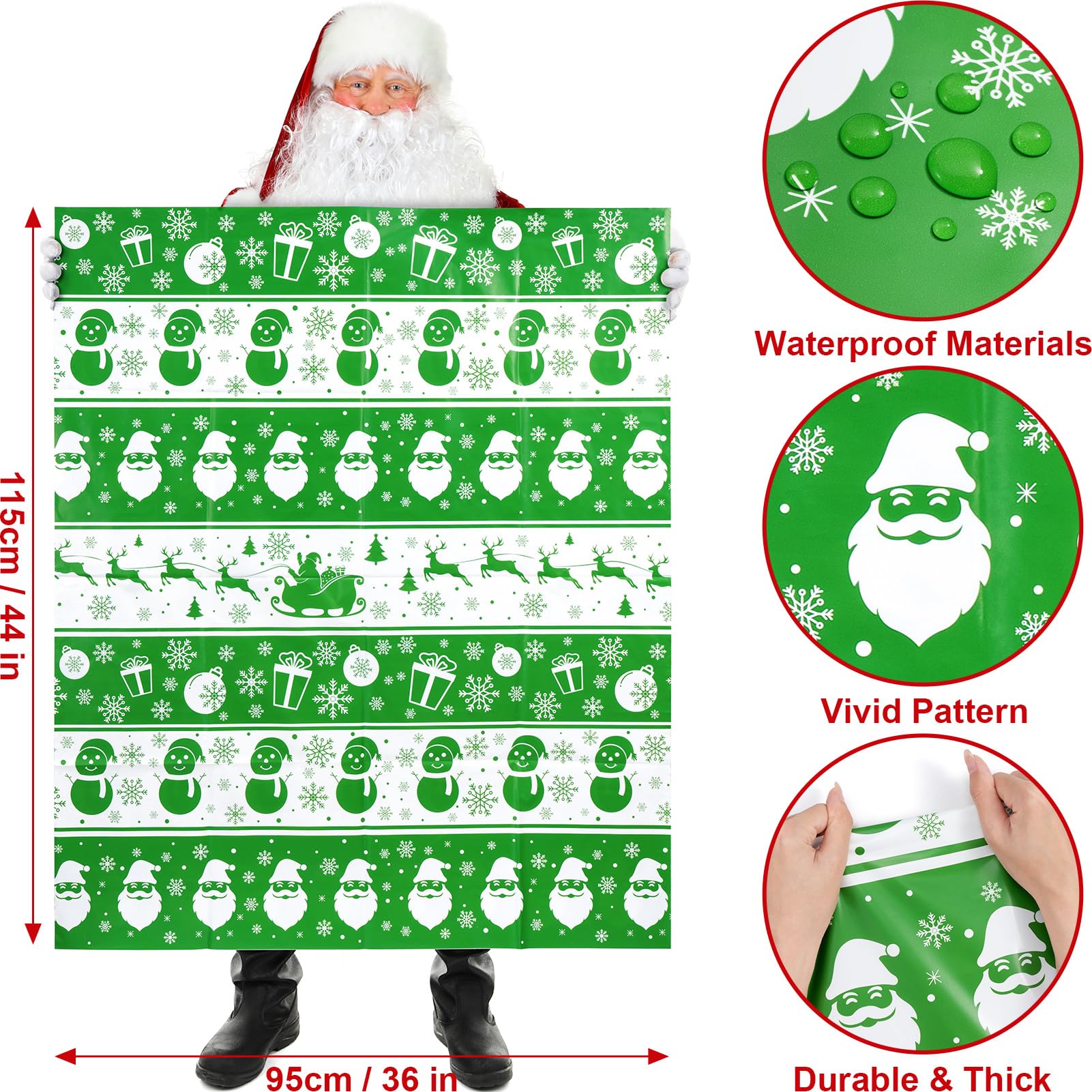 Partylamb Bolsas de regalo de Navidad, bolsa de regalo grande 001