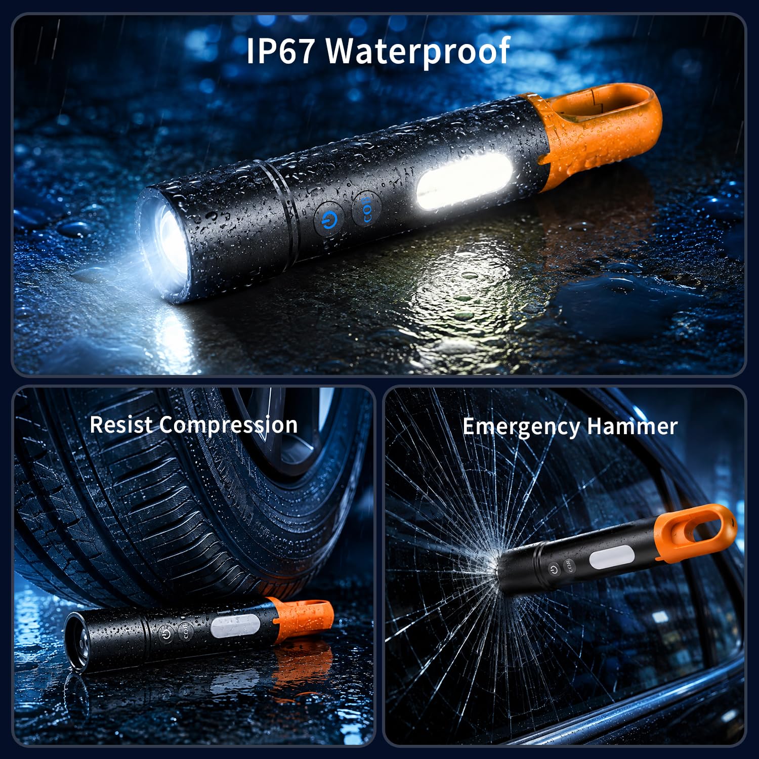Svoko High Power Rechargeable Torch Light - 10000 Lumens -7 Svoko High Power Rechargeable Torch Light - 10000 Lumens -7
