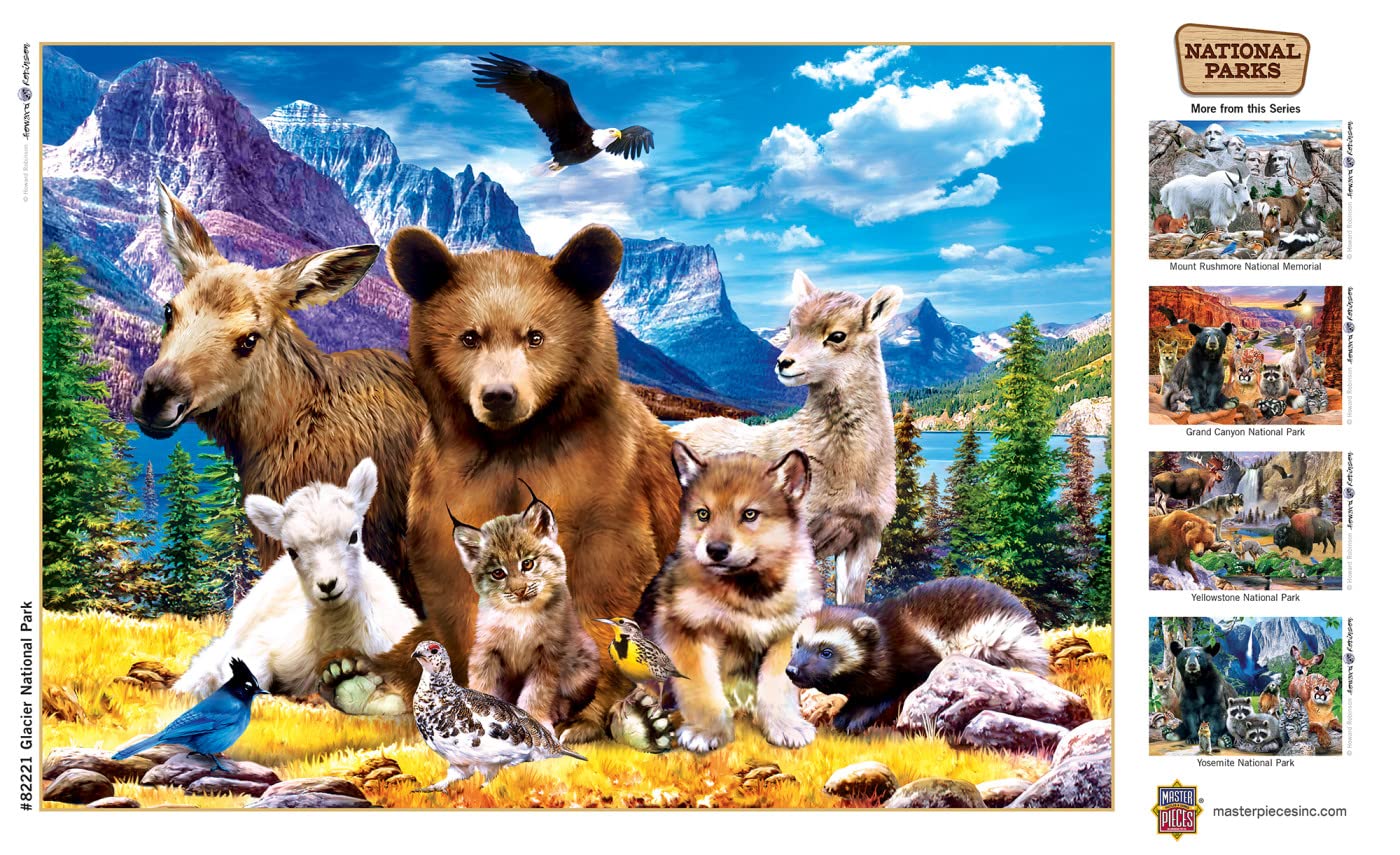 MasterPieces 500 Pieces Jigsaw Puzzle for Adults, Family, Or Youth - Glacier National Park - 15"x21" - Image 4