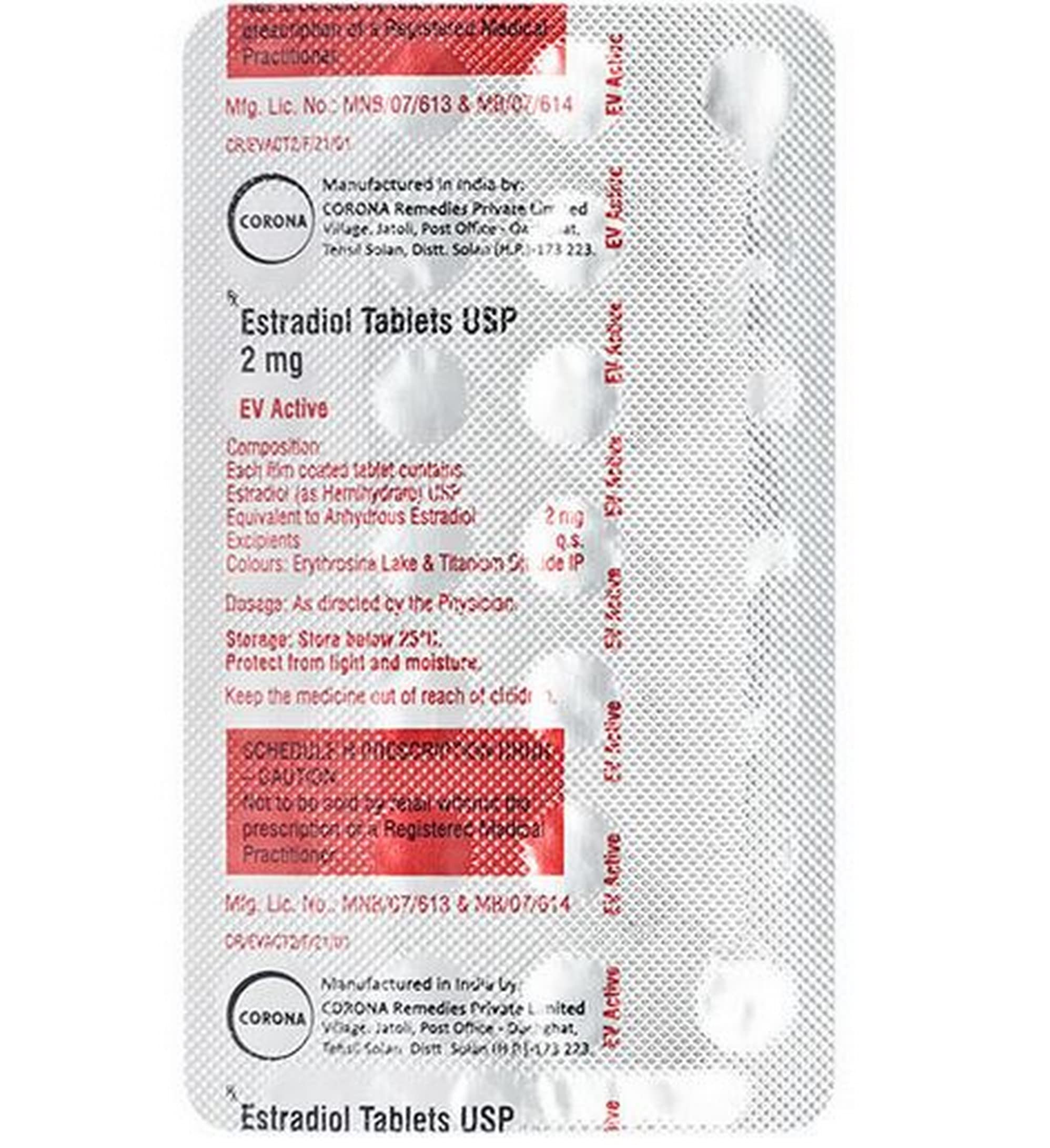Ev Active 2MG - Pack of 28 Tablets
