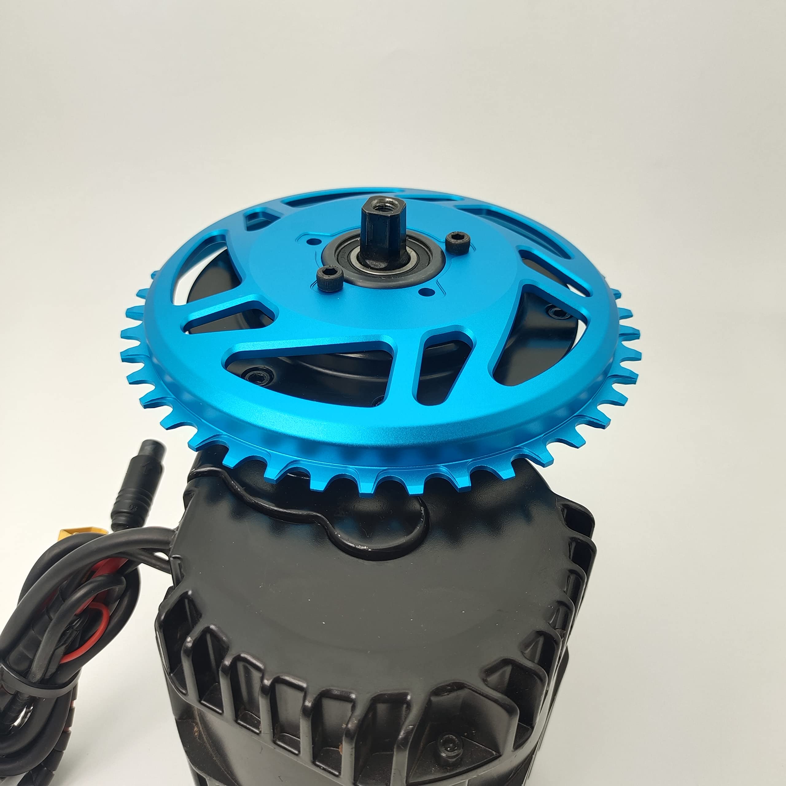 E-Bike 42T 6061-T6 7075 Aleación de aluminio de cadena para BF 8FUN BBS01 02 BBSHD 48V 1000W Kits de motor (PARA BBSHD BLUE)