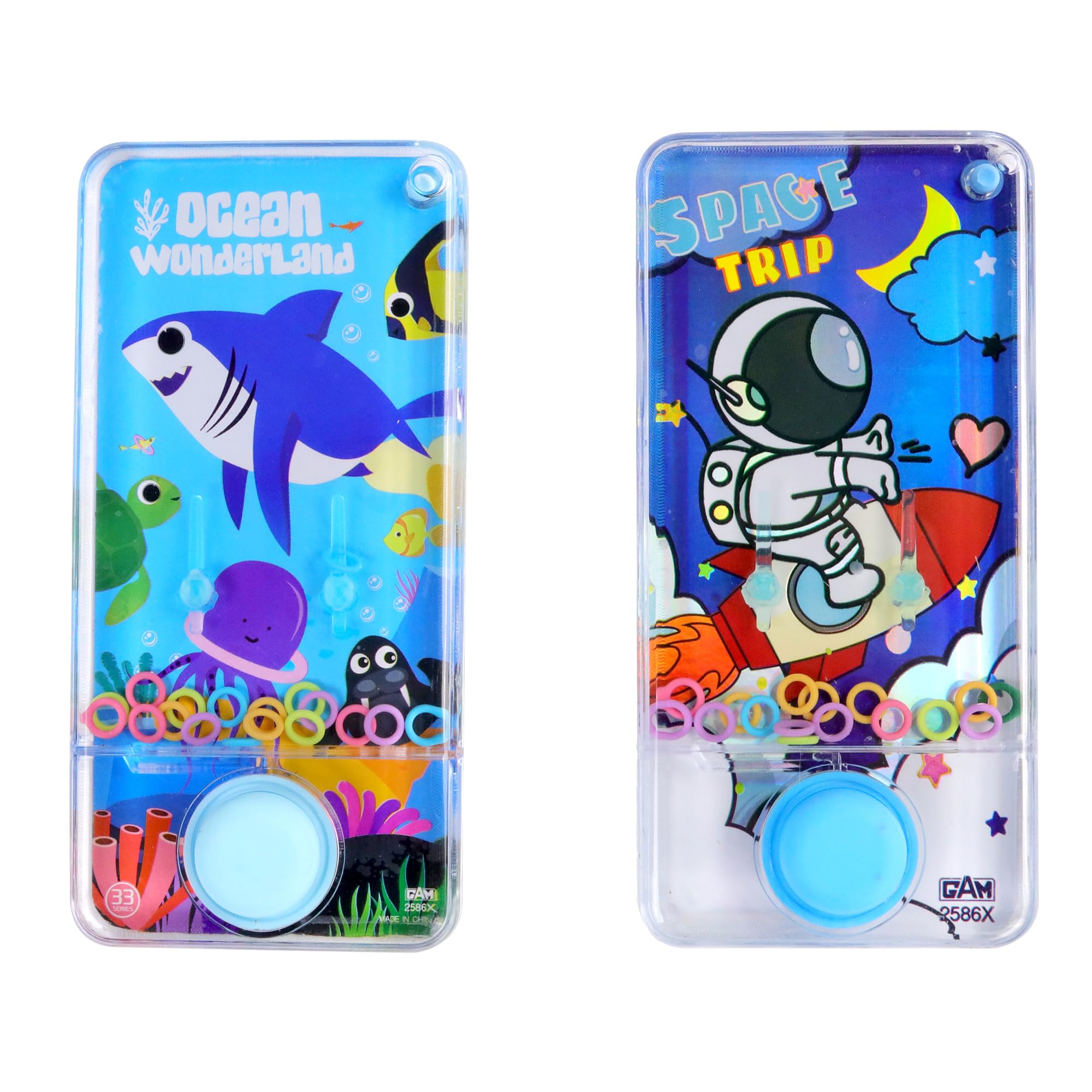 FLYPOP'S - Pack de 24 Flipper À Eau - Jeu d'Adresse - 031842PA - Modèle Aléatoire - Plastique - Enfant - Adulte - Jeu Vintage - Année 90 - Anniversaire - Labyrinthe - 14 cm x 7 cm - À Partir de 3 Ans