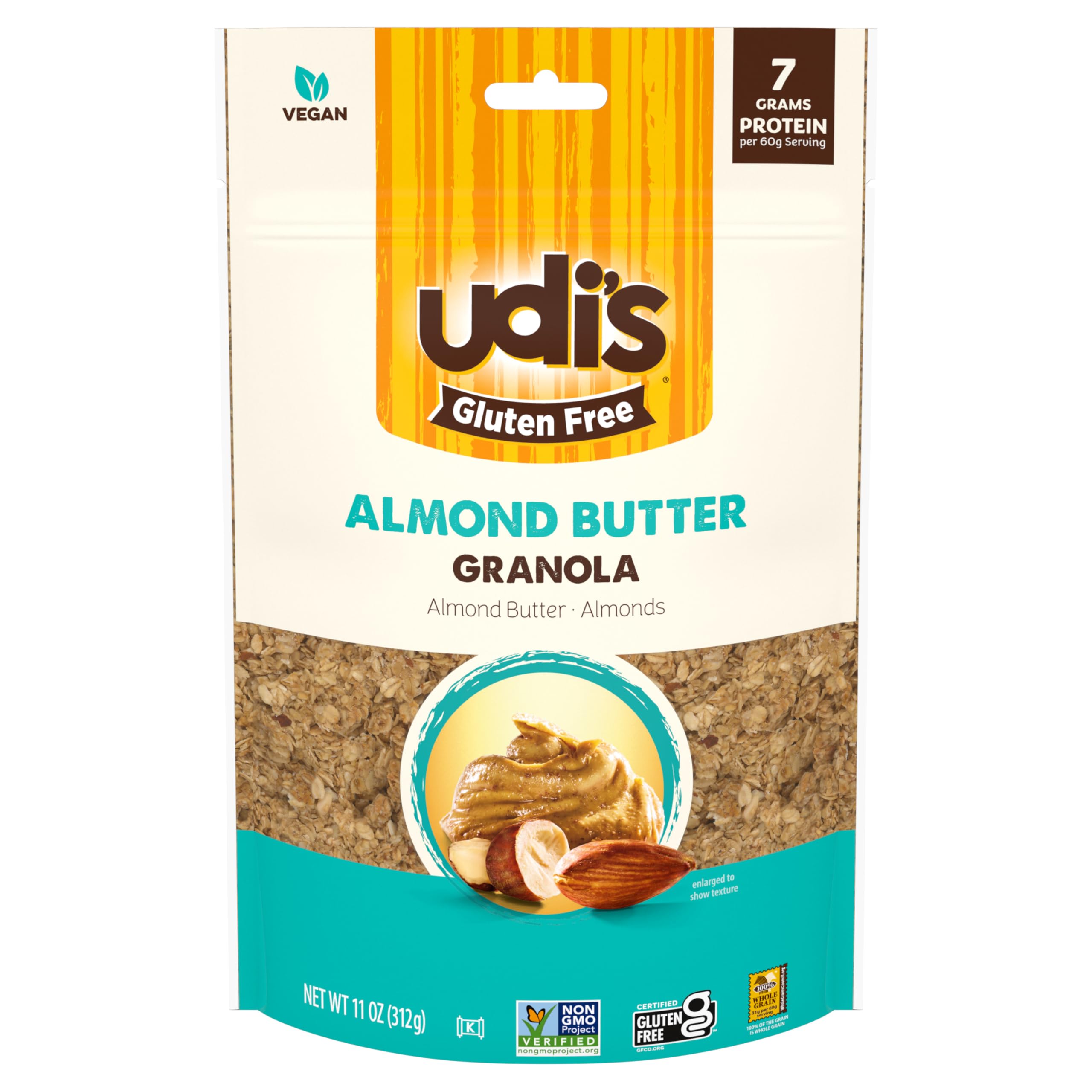 Udi'sGluten Free Almond Butter Granola, 11 oz.