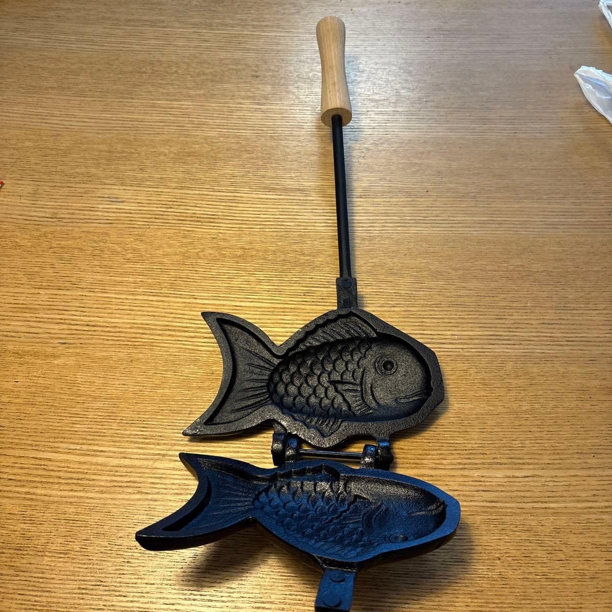 Amazon.co.jp: 盛栄堂 たい焼き器 一丁焼き 南部鉄器 廃番品 : ホーム