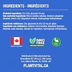PlantVital Zinc Supplements - High Potency 50mg - Immune Support, Healthy Bones, Hair, Nail and Skin with Zinc Gluconate - Canadian Made, Health Canada Licensed - Additive-Free - 240 Zinc Tablets