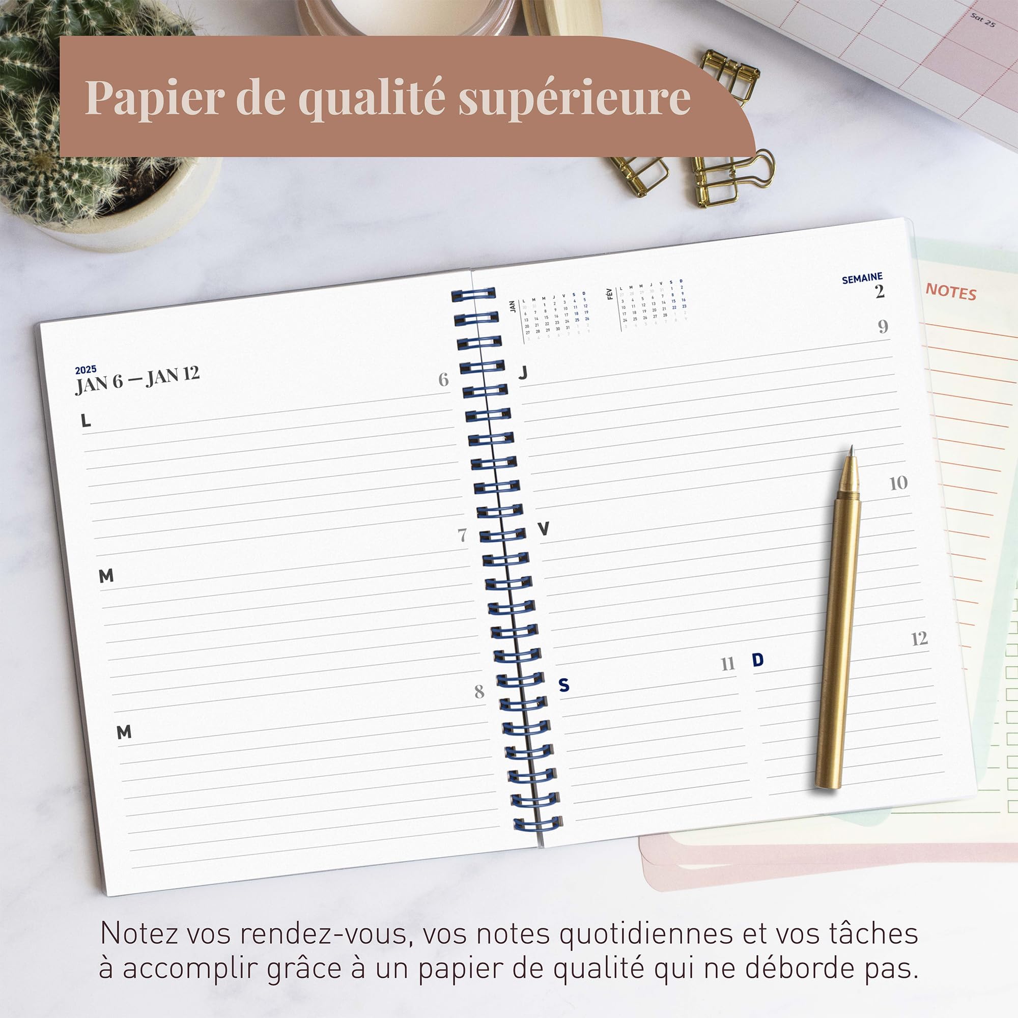 Rileys Agenda 2024 2025 Semainier - Carnet De Note Et Calendrier