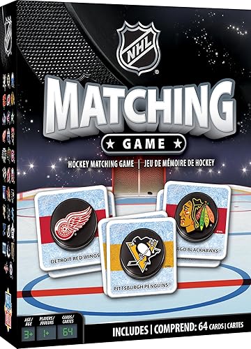 Miniatura 2 de Masterpieces Juegos deportivos - Juego de emparejamiento de la liga de la NHL - Juego para niños y familia - Ríe y aprende