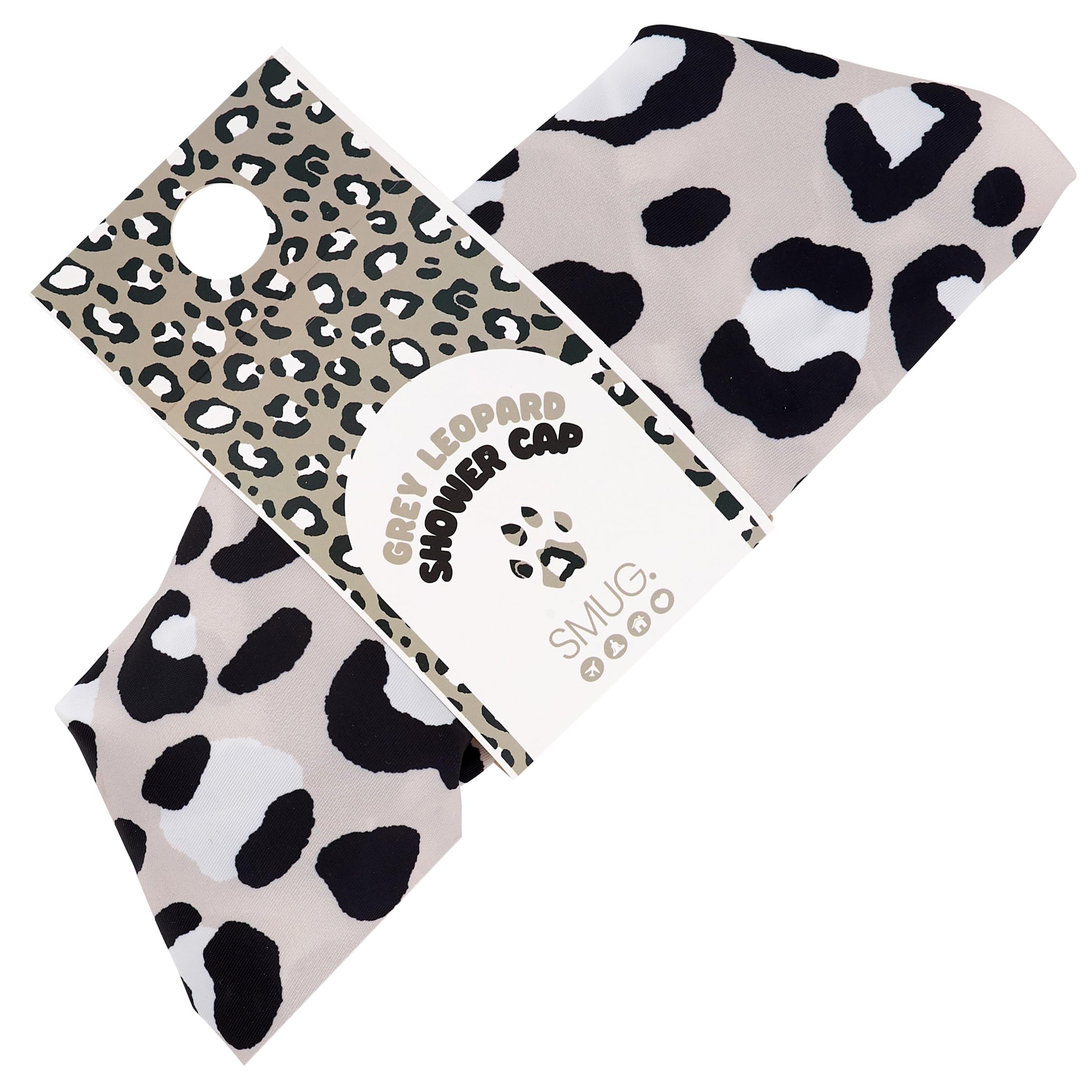 SMUG Shower Cap, Waterproof Shower Cap with Elastic Lining, Three Prints Available, Showers, Cooking, Spa Salon, Sleeping - Image 2