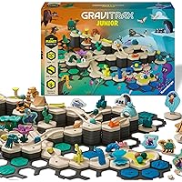Ravensburger - Gravitrax Junior Starter Set XXL | Pista Biglie Con 200 Pezzi | Rompicapo
