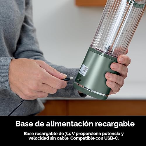 Miniatura 10 de Ninja BC151EM Blast - Licuadora portátil, inalámbrica, recipiente de 18 onzas, licuadora personal para batidos y batidos, sin BPA, tapa a prueba