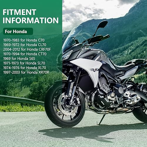 Miniatura 2 de SCITOO Culatas de motor para Honda S65 SL70 XL70 XR70R C70 CL70 CL70 CRF70F CT70 NUEVO Cilindro pistón anillos y kit de juntas