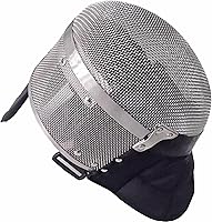 ASAki LV2 CE 1600N HEMA Fencing Mask - Stainless Steel, 1600N Protection, Breathable Adjustable Lining for Safe Sparring