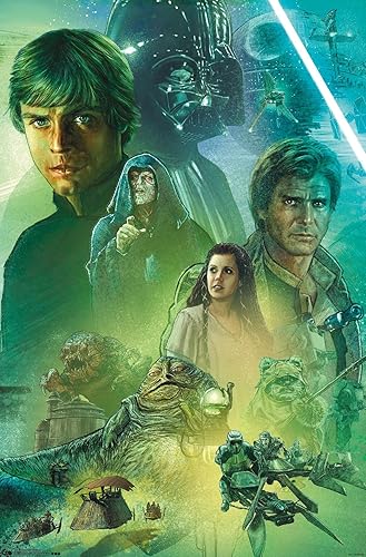 Miniatura 1 de Trends International Star Wars El retorno del Jedi - Póster mural de celebración, 14.725 x 22.375 pulgadas, versión premium sin marco