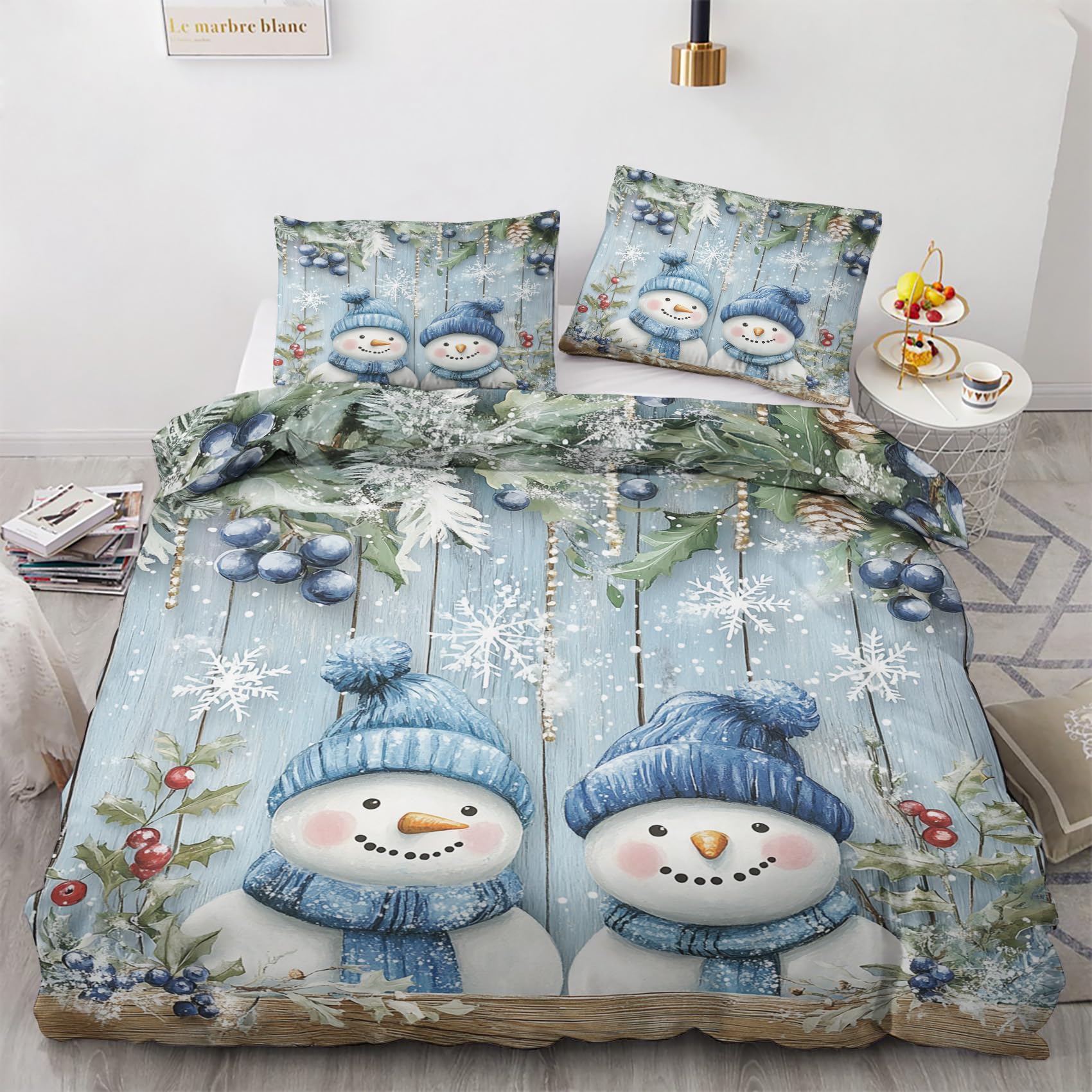 Parure de lit 160x200 enfant pour décorer la chambre à Noël