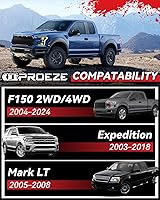 Vista 2 de PROEZE Kit de nivelación de elevación delantera de 1.5" para F150 2004-2024, Expedition 2003-2018, Mark LT 2005-2008, Kit de espaciadores