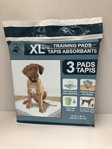 Greenbrier Almohadillas de entrenamiento para cachorros, resistentes y superabsorbentes, XL, 26 x 30 pulgadas