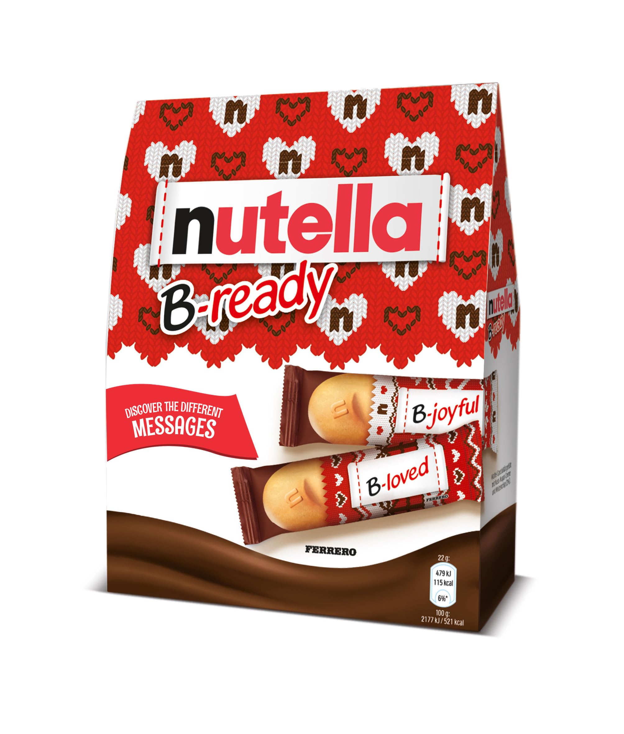 Nutella B-ready Biscuits, 6 Pack