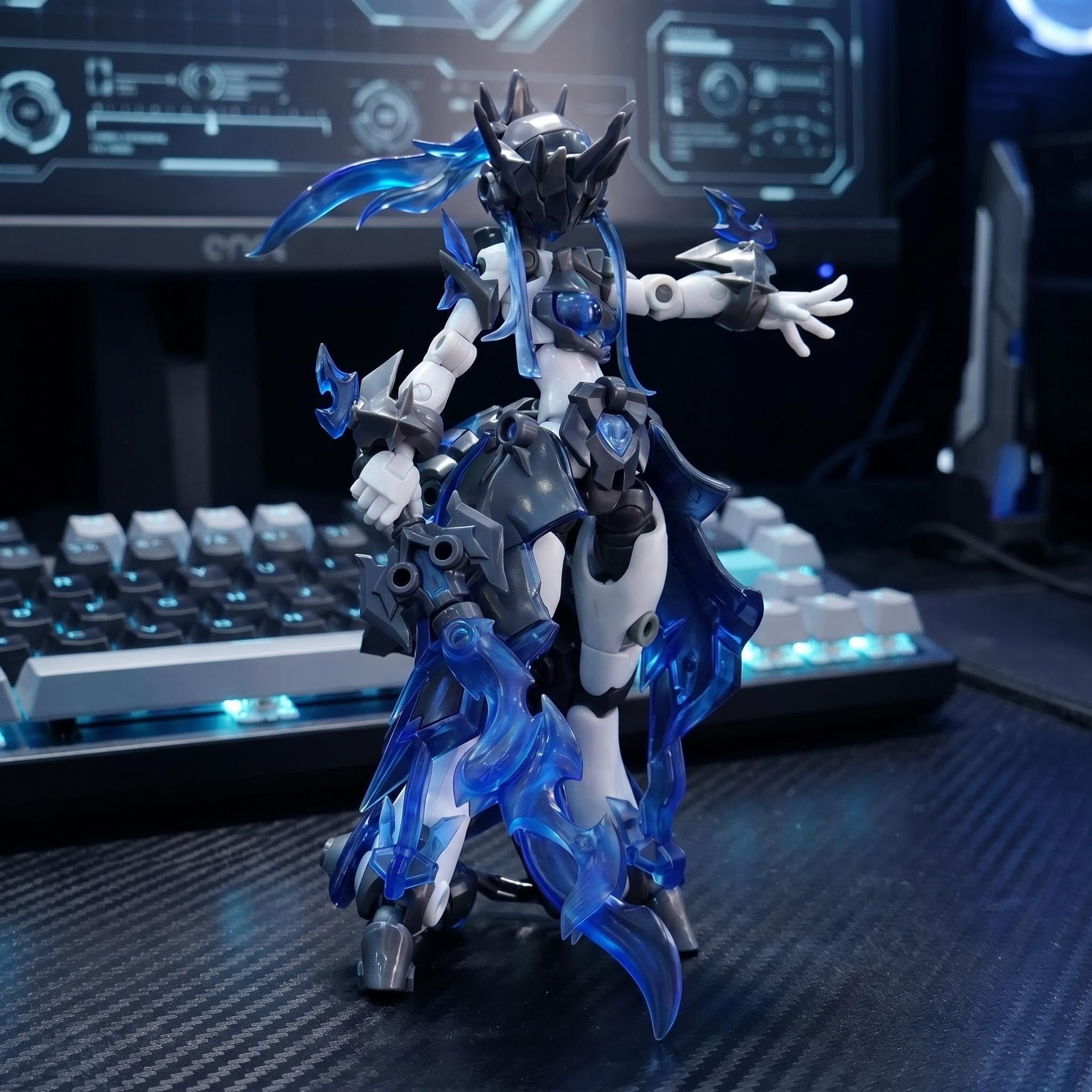 HIPLAY QUANKAI Studio Interferencja Genów Dullahan Kaimi QK-WT-001 Wersja Standardowa Zestaw Modelarski z Plastiku w Skali 1/12
