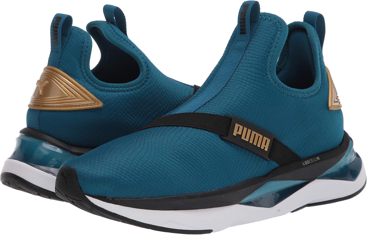 PUMA womens LQD Cell Shatter XT,Digi-blue-Puma Team Gold-Puma Black,9 M US