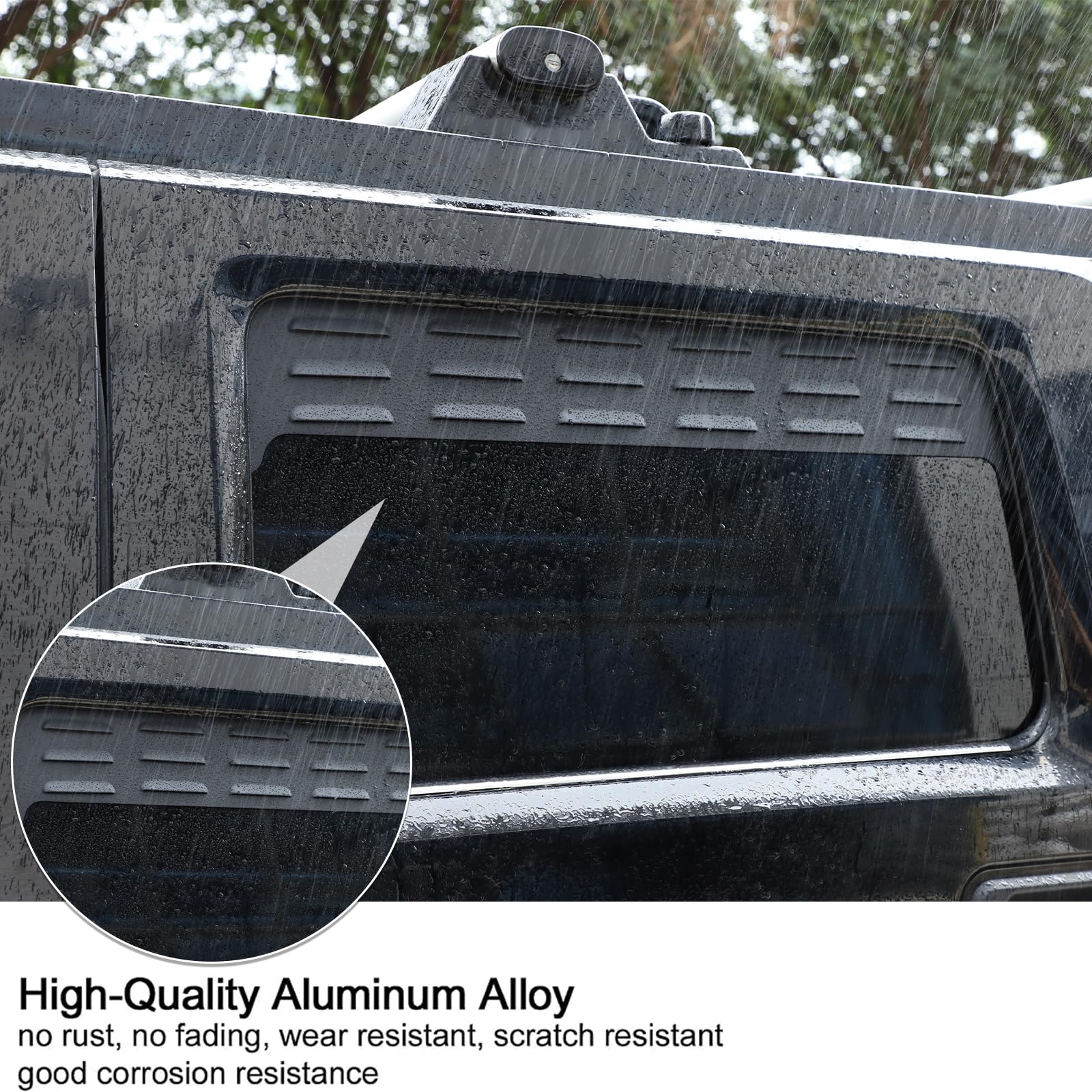 Amazon.com: PIUGILH Car Rear Side Window Louvers Ventilation
