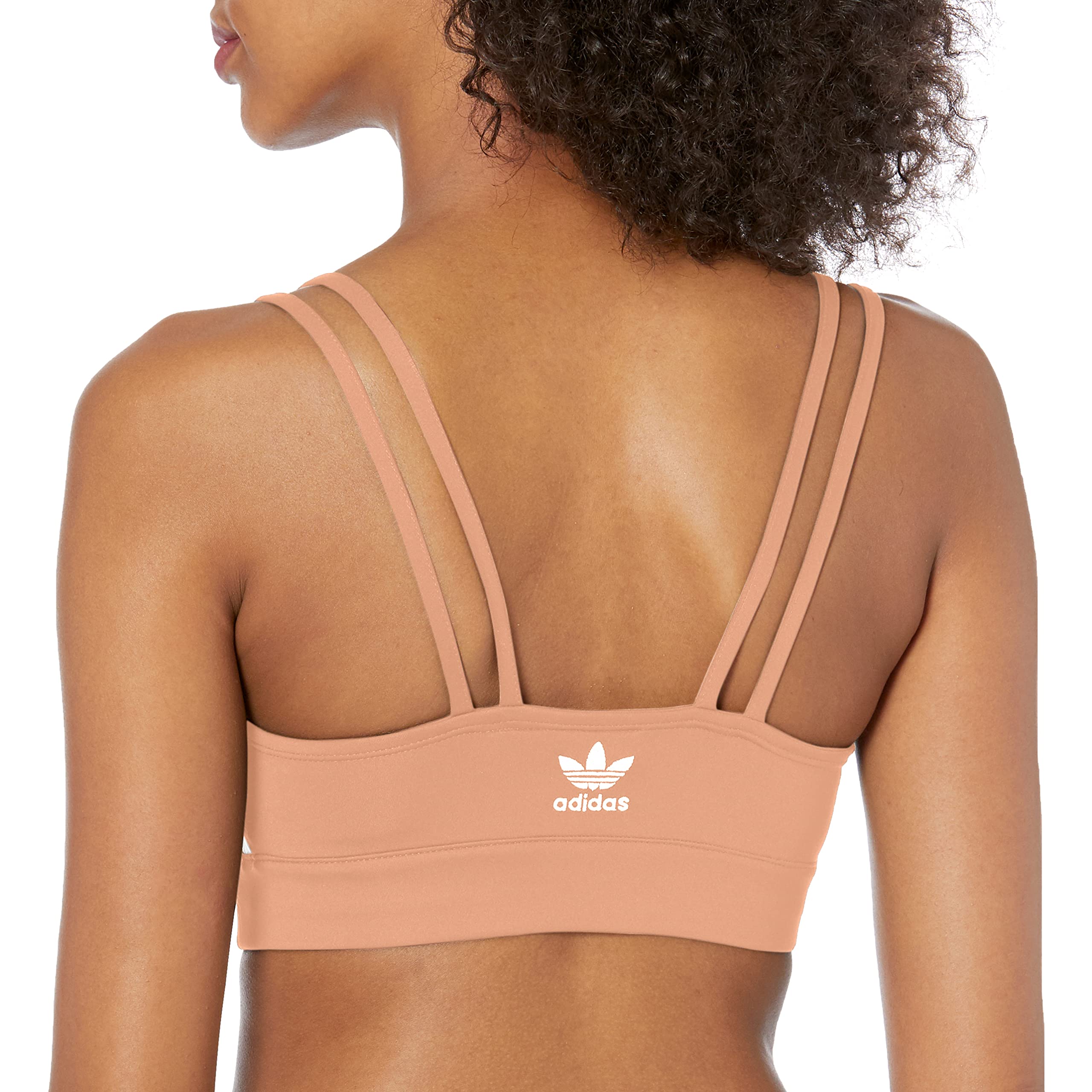 adidas Originals Women's Bra Top, Ambient Blush, X-Large