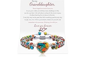 Jasper Heart Bracelet - A Cherished Gift for Granddaughters
