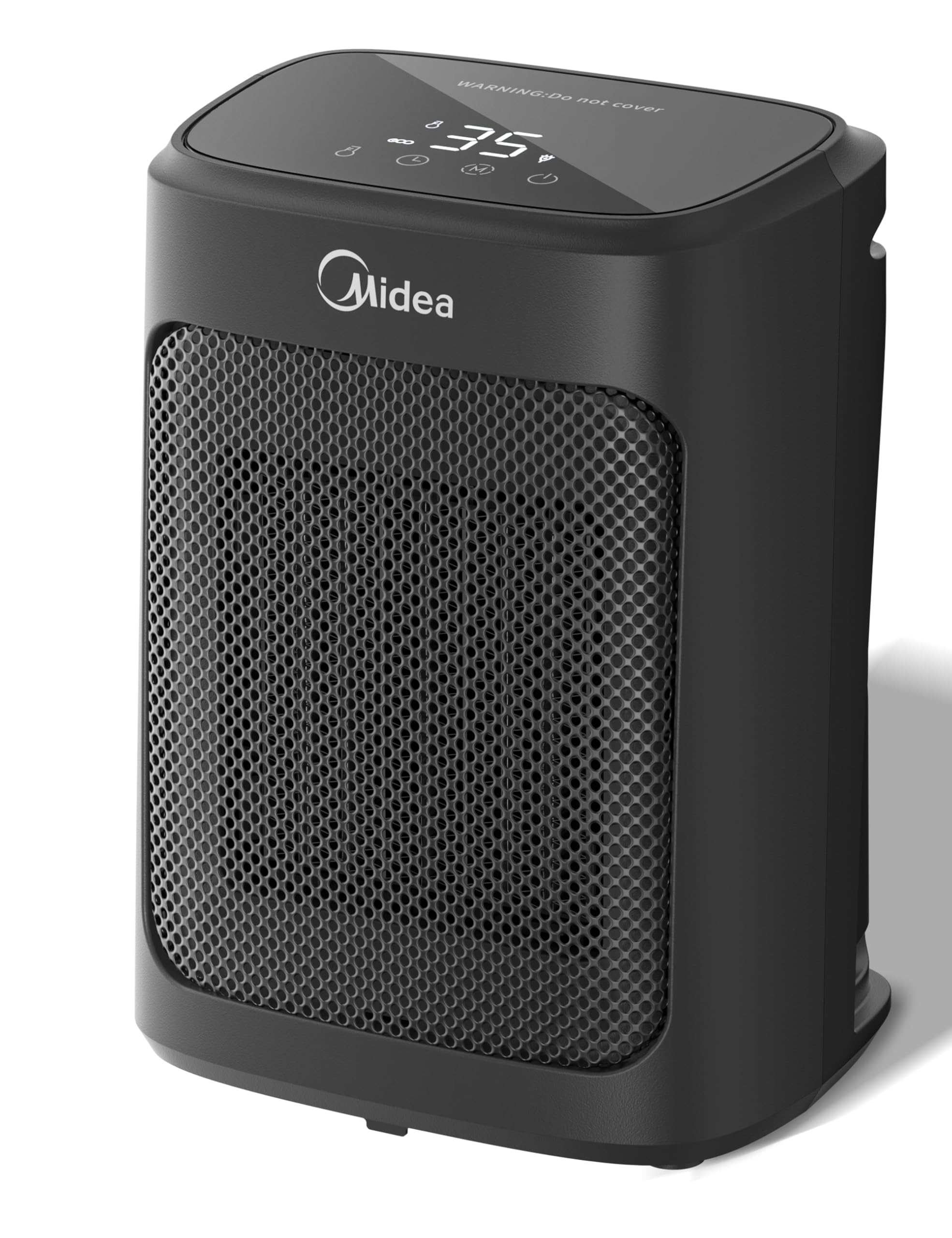 Stufetta Elettrica Da Tavolo Midea, Termoventilatore Ceramico PTC Da 2000 W Con 4 Modalità, Stufetta Portatile, Silenziosa E Potente, Protezione Da Surriscaldamento e Ribaltamento, Timer 24 Ore, ECO"