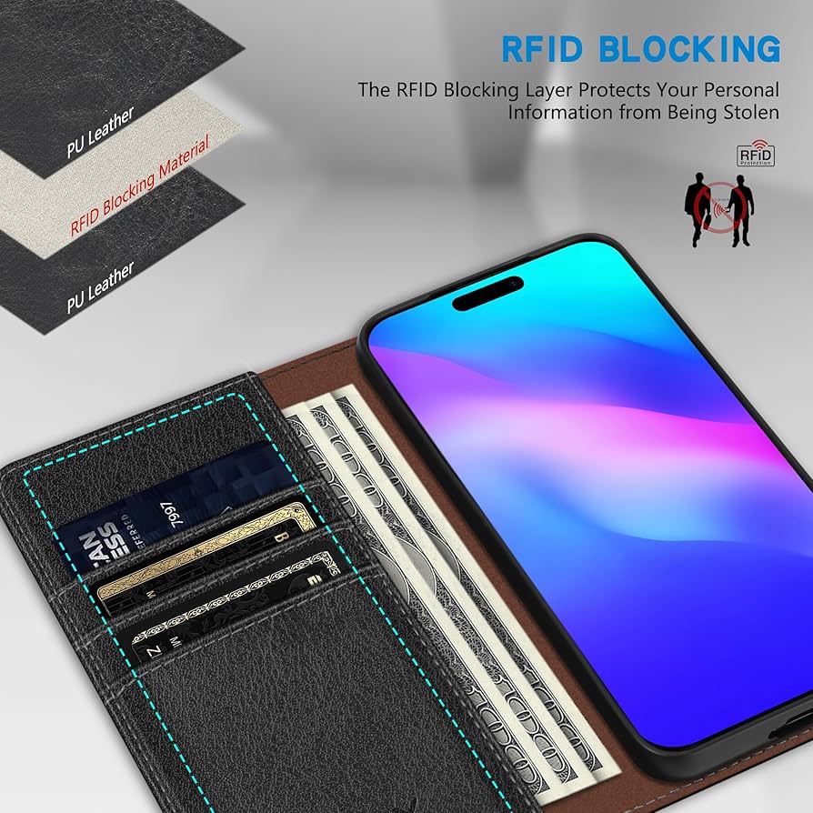 Amazon.com: ZZXX for iPhone 16 Pro Wallet Case with [RFID Blocking Amazon.com: ZZXX for iPhone 16 Pro Wallet Case with [RFID Blocking