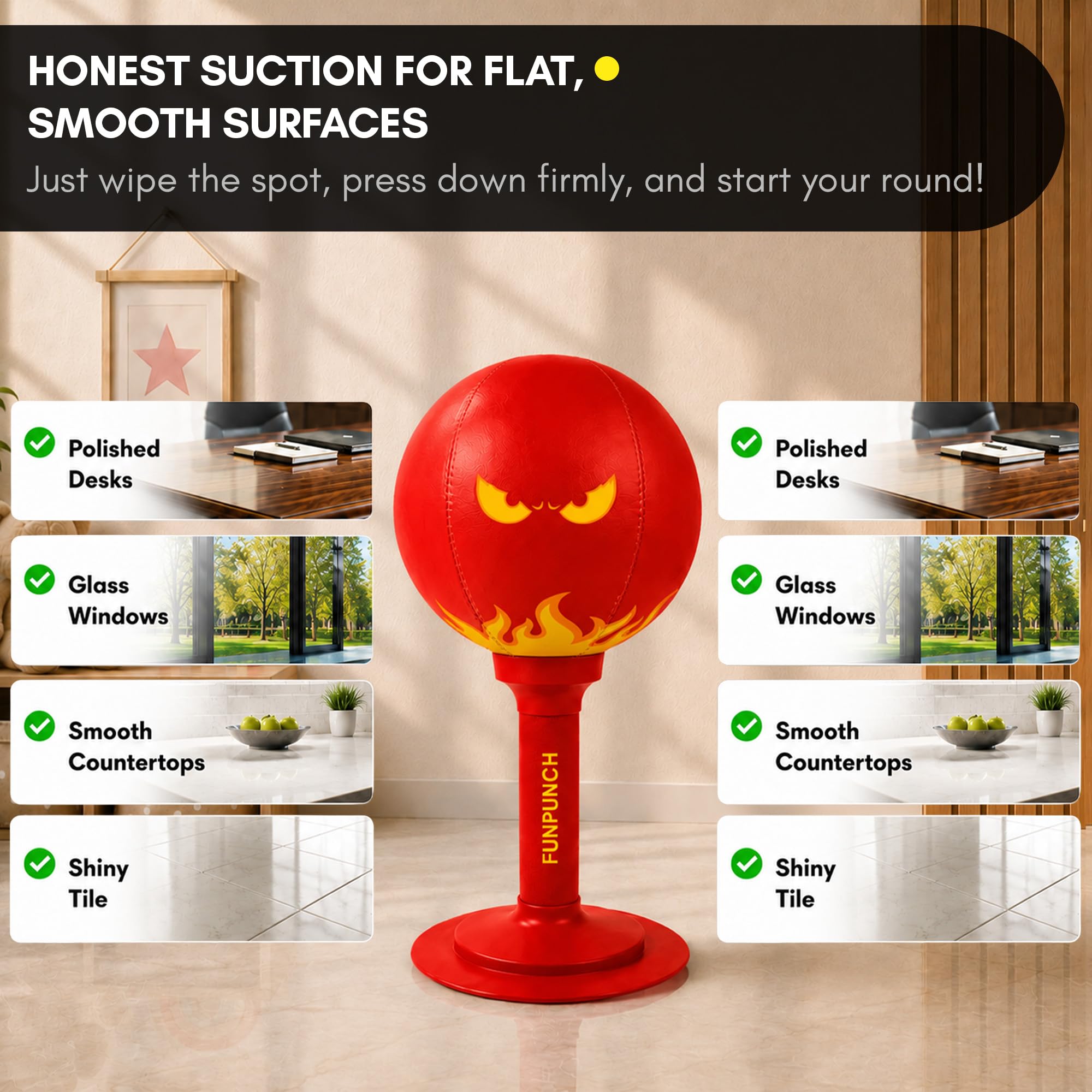 Amazon.com: FunPunch Rage Bag Desktop Punching Bag for Kids and