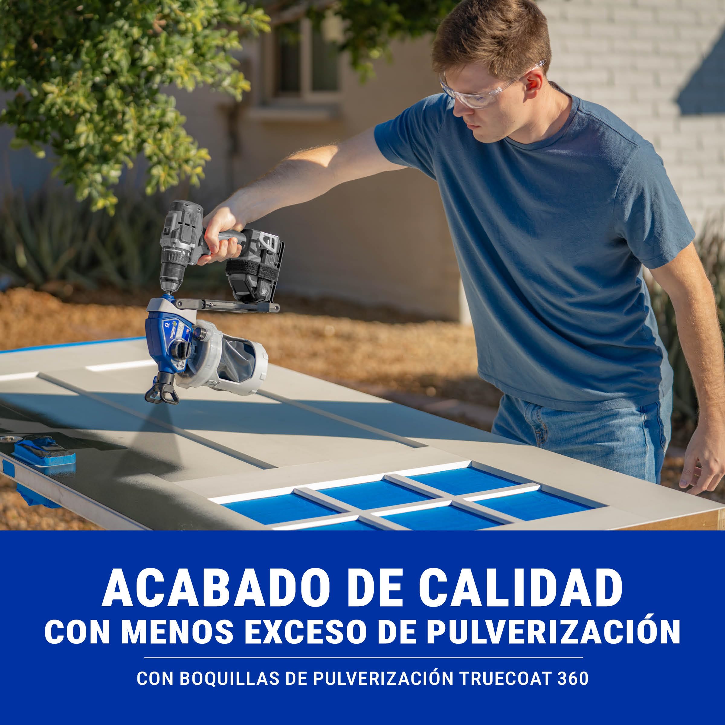 Magnum by Graco 26D361 TrueCoat 360 Cordless Connect, pulverizador de pintura airless portátil con cable, pulverizador para taladro, uso doméstico, pequeños proyectos decorativos (presión máx 138 bar)