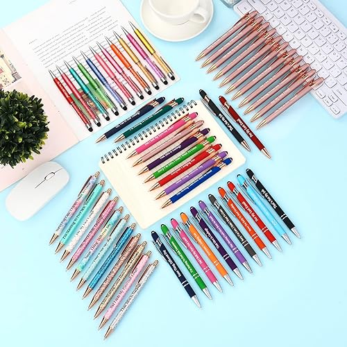 Miniatura 9 de Snarky - Bolígrafos divertidos de oficina, 12 bolígrafos de trabajo con citas sarcásticas negativas y sarcásticas divertidas con punta de lápiz