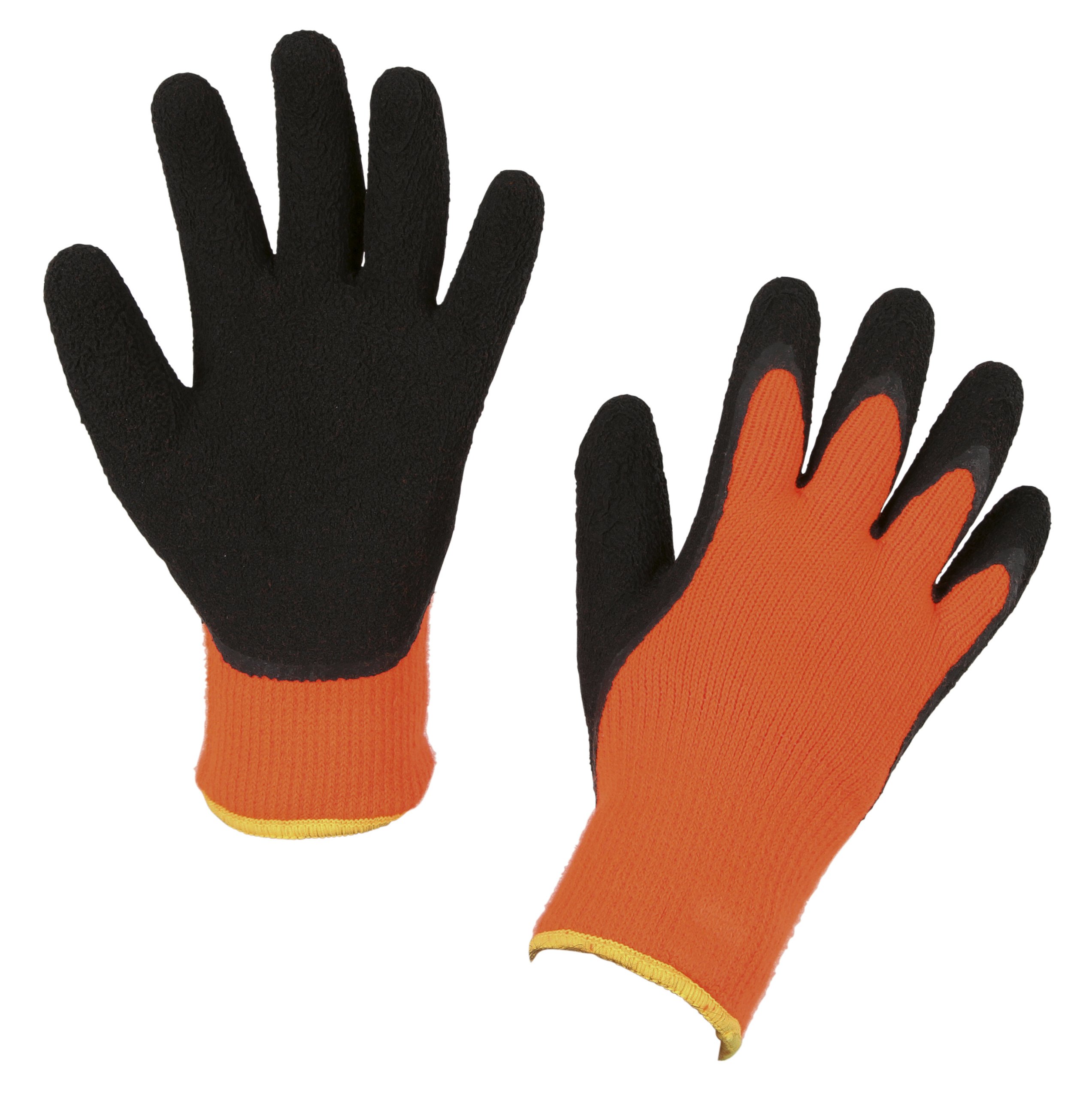 Guanti Invernali Kerbl Ice Grip Taglia 11/XXL – Lavorati A Maglia Con Rivestimento In Lattice, Arancioni - 2